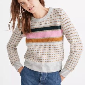 Madewell Multicolor Crew Neck Sweater